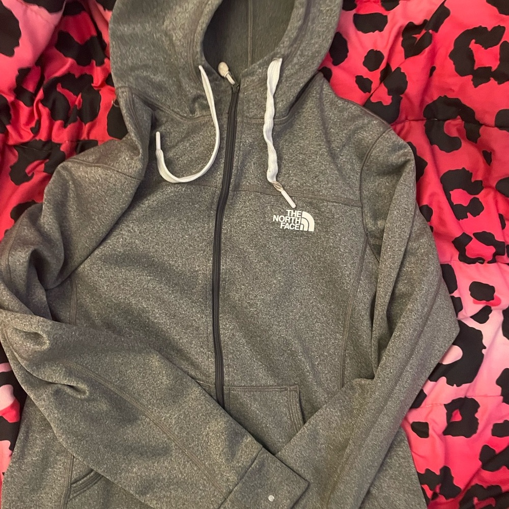 The North Face Women's Charcoal Gray Hoodie Jacket